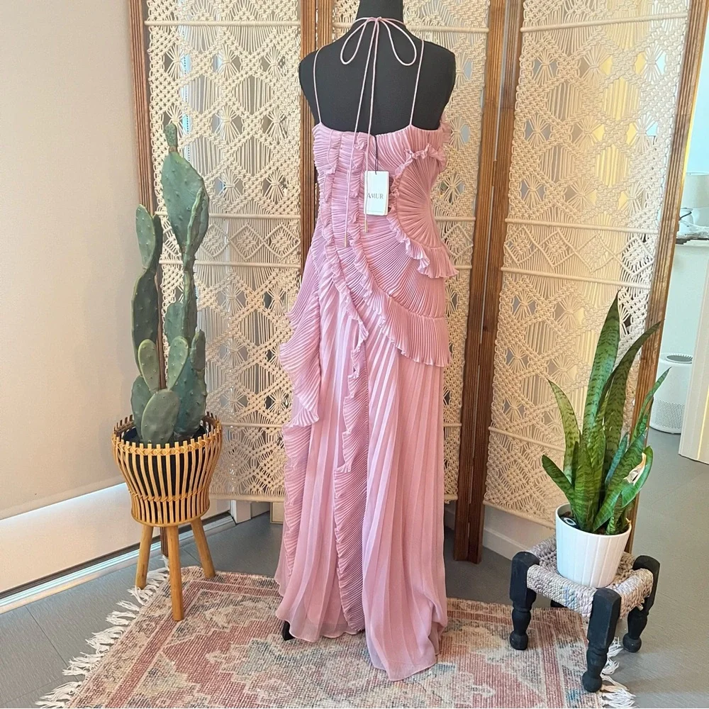 AMUR Lorelie Halter Gown - Picture 2 of 14